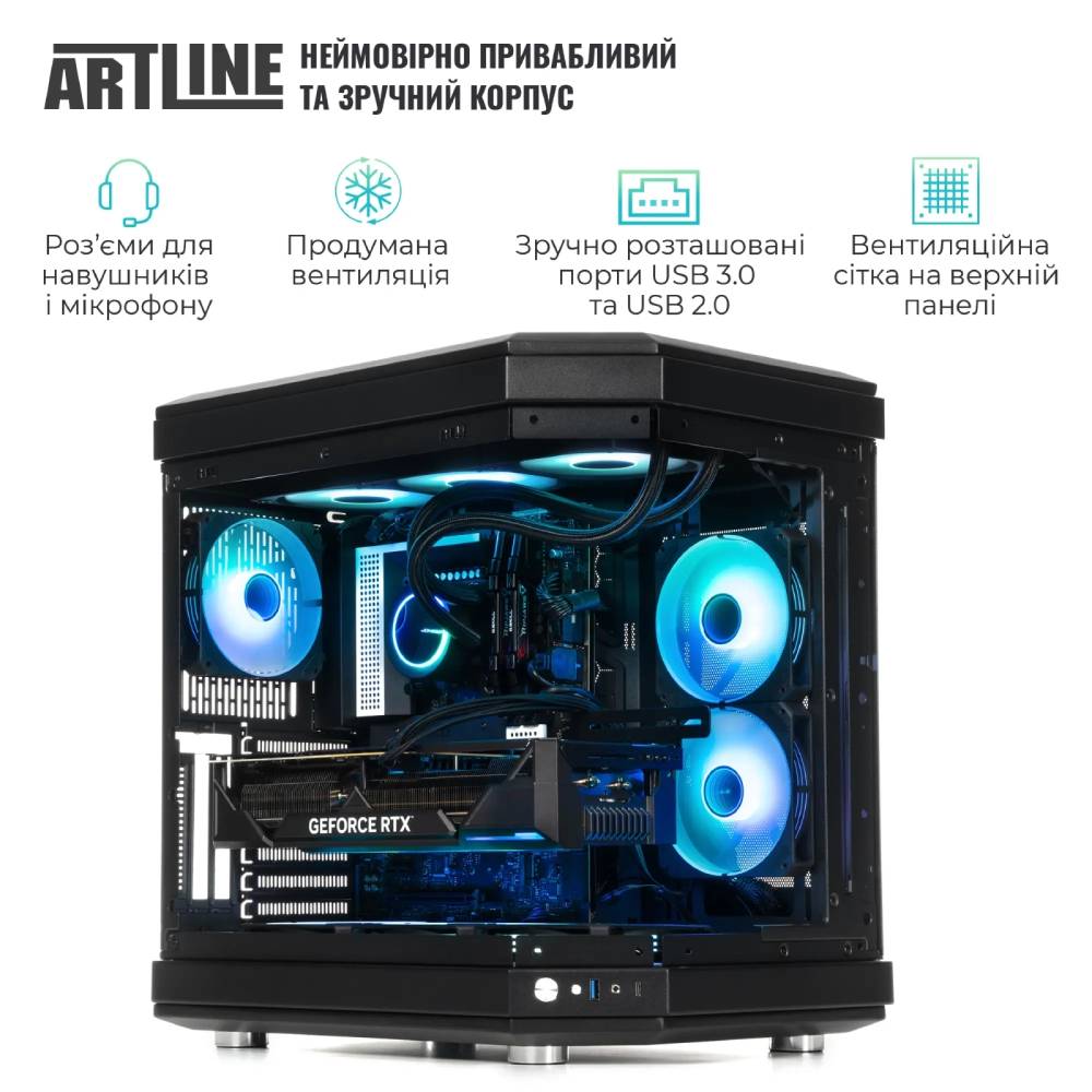 Комп'ютер ARTLINE Gaming GIGA (GIGAv42) Модель процесора 7800X3D