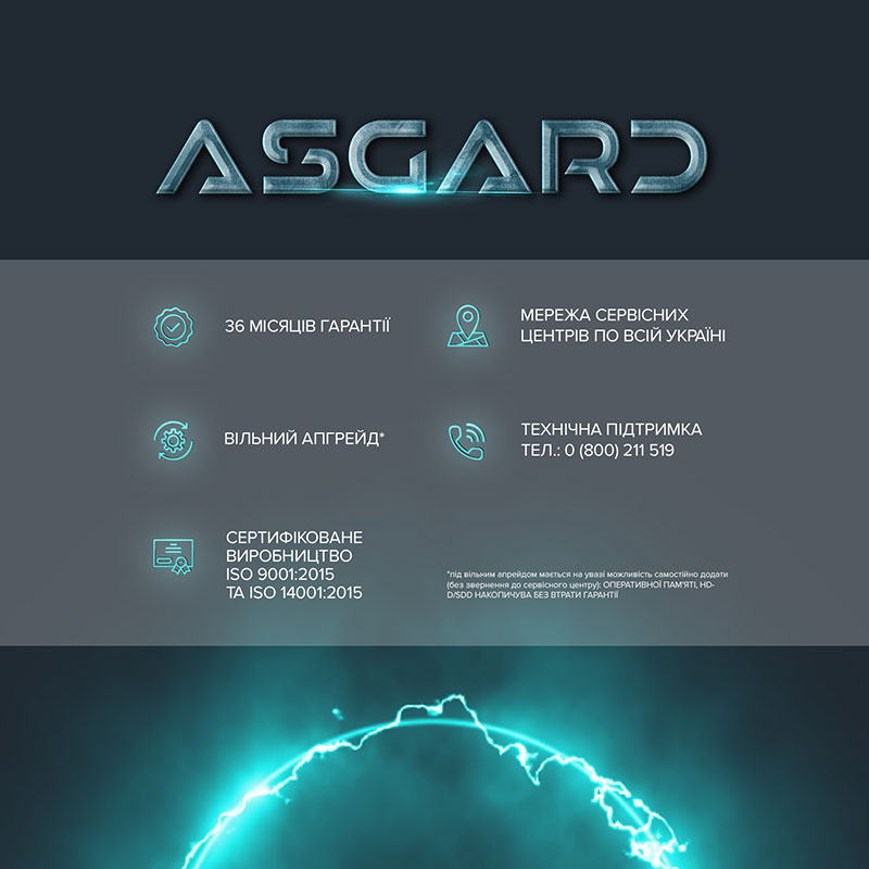 Комп'ютер ASGARD Bragi (I146KF.32.S20.78XT.4342) Модель процесора 14600KF