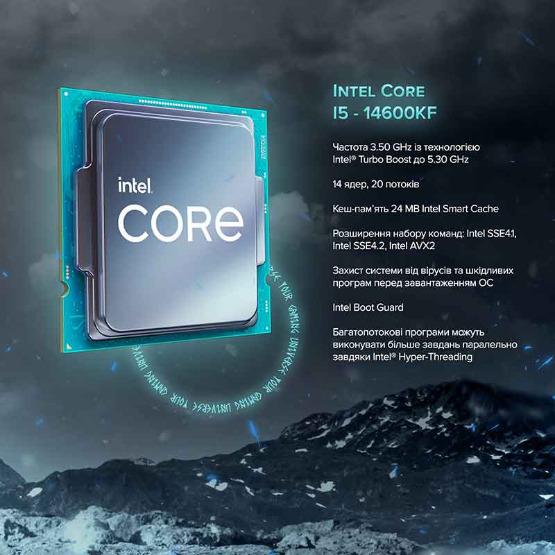 Комп'ютер ASGARD Bragi (I146KF.32.S20.47.4288W) Серія процесора Intel Core i5