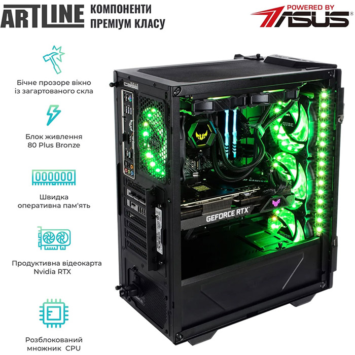 Компьютер ARTLINE Gaming GT301 (GT301v23) Модель процессора 7800X3D