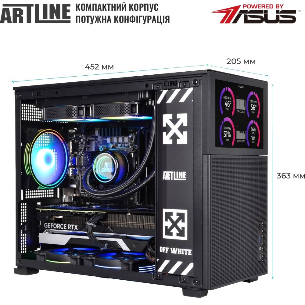 Компьютер ARTLINE Gaming D31 Windows 11 Home (D31v41Win) Модель процессора 14400F