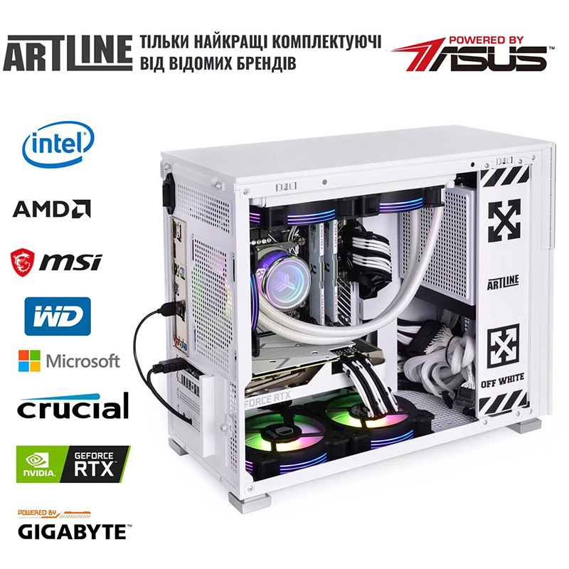 Замовити Комп'ютер ARTLINE Gaming D31WHITE (D31WHITEv40)