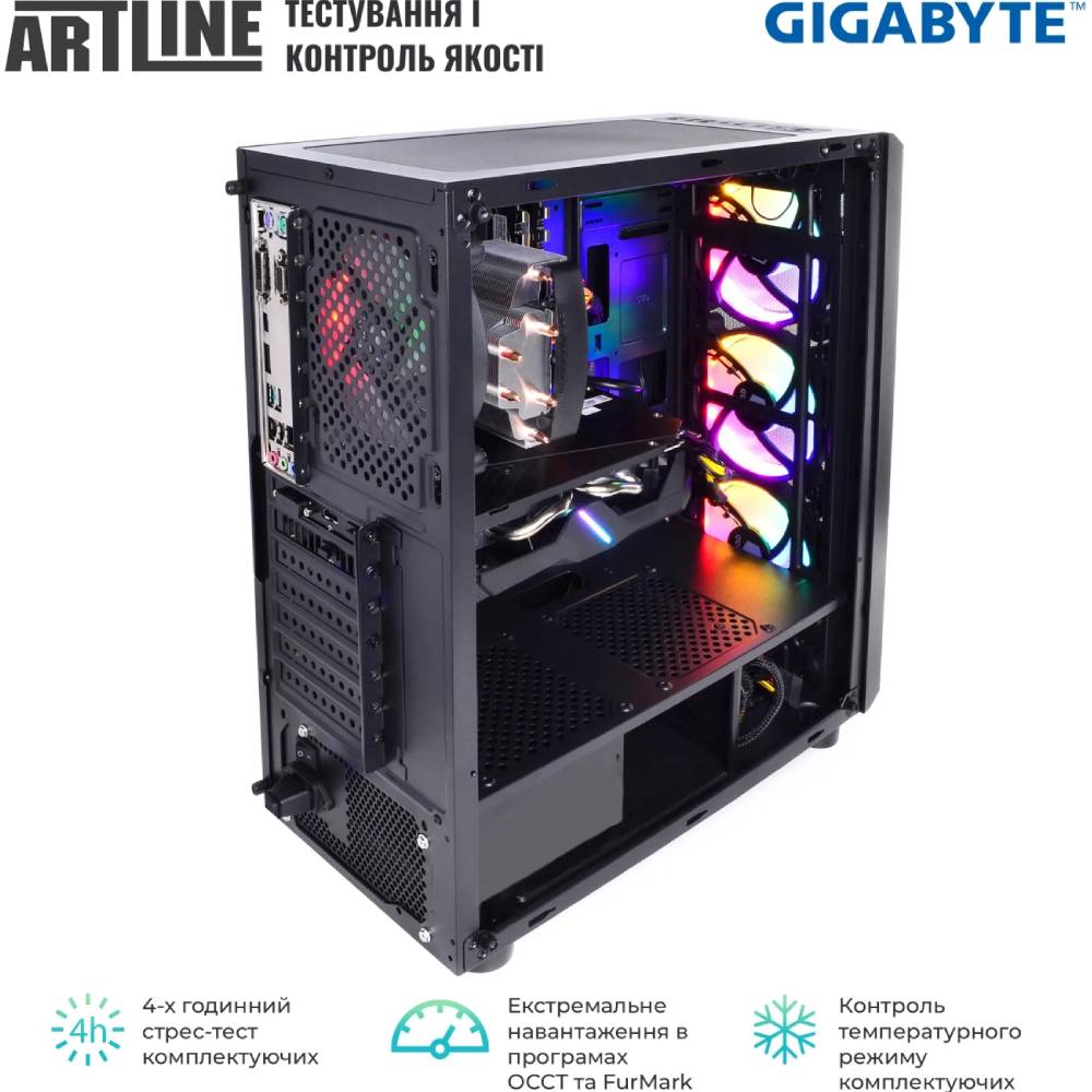 Компьютер ARTLINE Gaming X49v17GGB GIGABYTE Special Edition (X49v17GGB) Чипсет B550M K