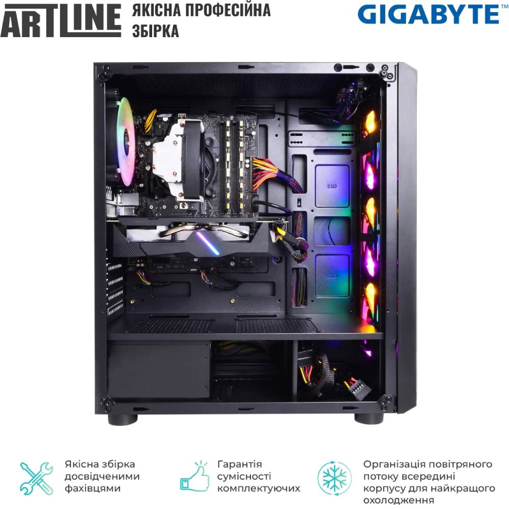 Компьютер ARTLINE Gaming X49v17GGB GIGABYTE Special Edition (X49v17GGB) Серия процессора AMD Ryzen 5