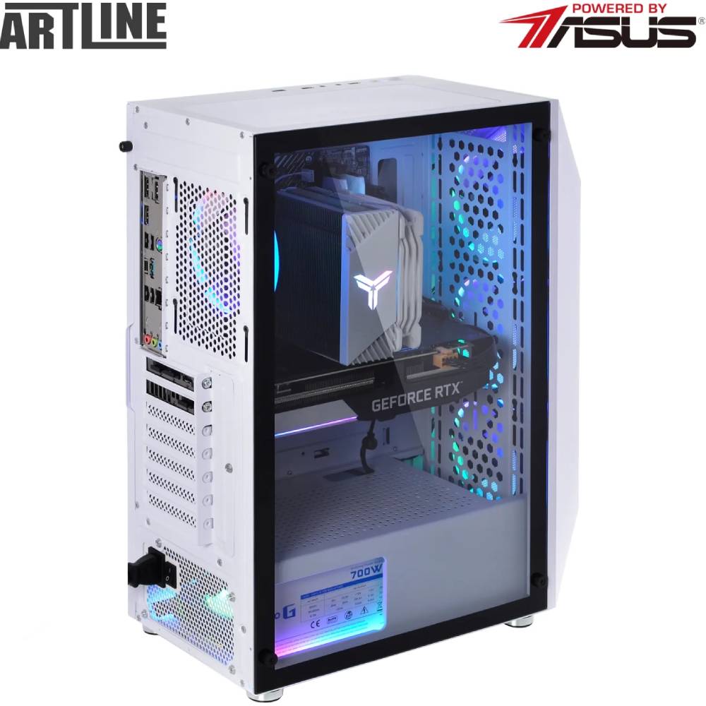 Комп'ютер ARTLINE Gaming X53WHITE Windows 11 Home (X53WHITEv38Win) Чіпсет PRIME B760M-A