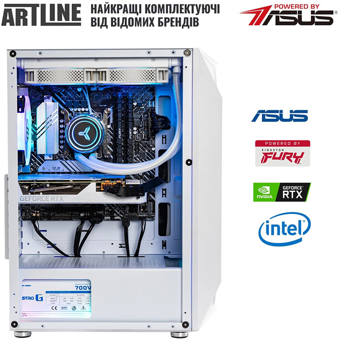 В интернет магазине Компьютер ARTLINE Gaming X59WHITE (X59WHITEv41)