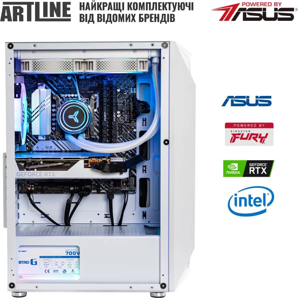 Внешний вид Компьютер ARTLINE Gaming X59WHITE (X59WHITEv44)