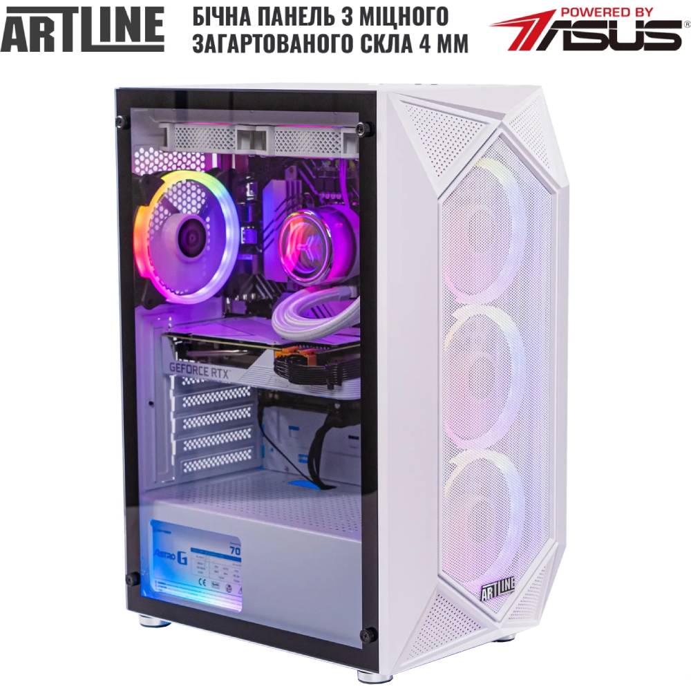 Комп'ютер ARTLINE Gaming X59WHITE Windows 11 Home (X59WHITEv39Win) Чіпсет N5-Z69XT-W1