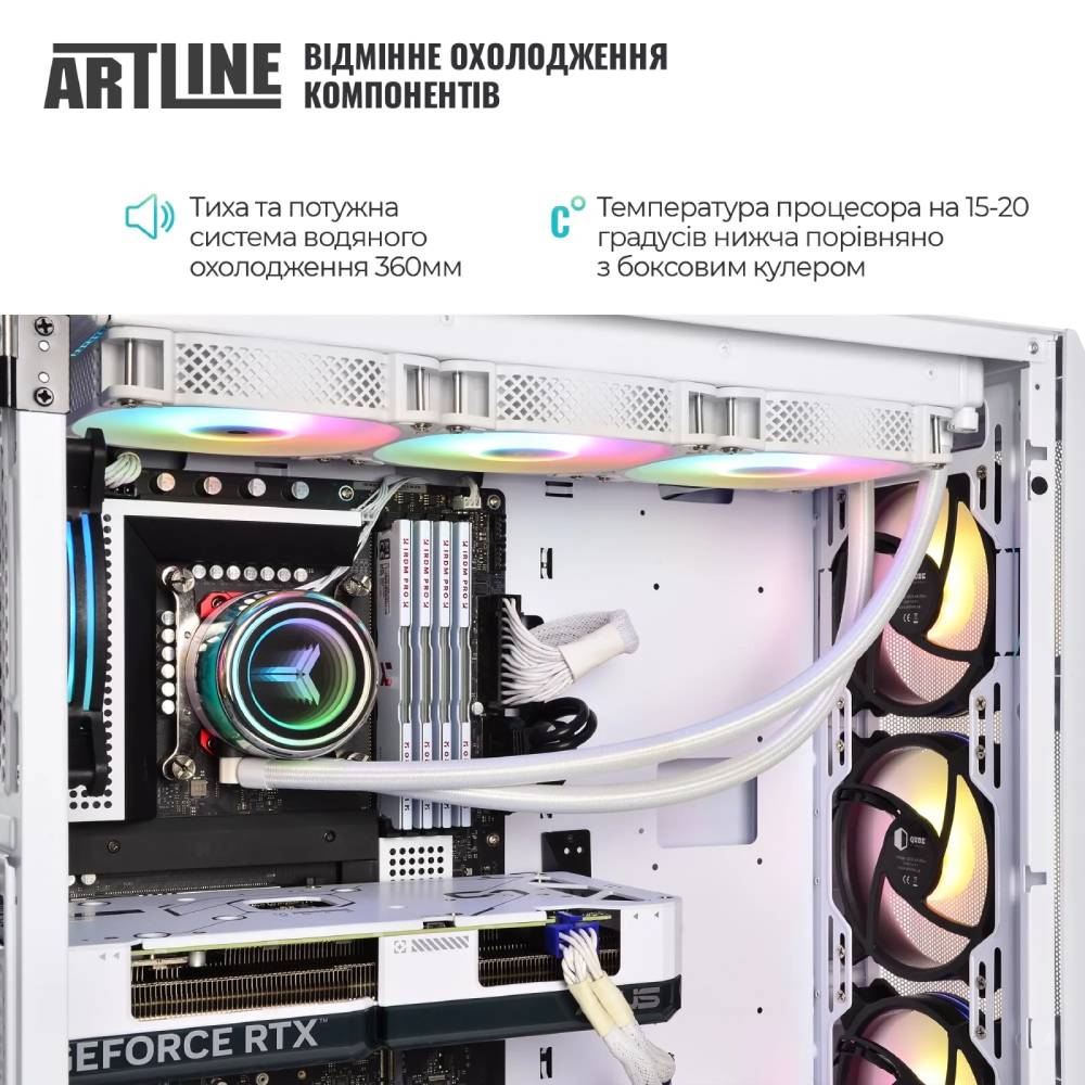 В интернет магазине Компьютер ARTLINE Gaming X59WHITE Windows 11 Home (X59WHITEv42Win)