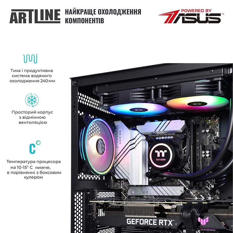 Комп'ютер ARTLINE Gaming X85 Windows 11 Home (X85v42Win) Серія процесора AMD Ryzen 9