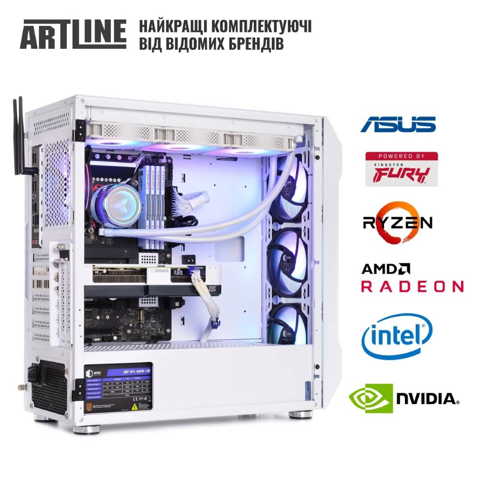 Внешний вид Компьютер ARTLINE Gaming X67WHITE (X67WHITEv46)