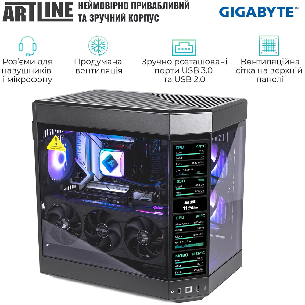 Заказать Компьютер ARTLINE Gaming Y60 Windows 11 Home (Y60v37Win)