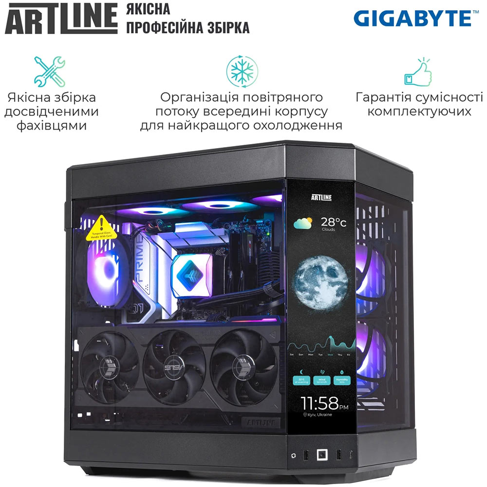 Внешний вид Компьютер ARTLINE Gaming Y60 Windows 11 Home (Y60v37Win)
