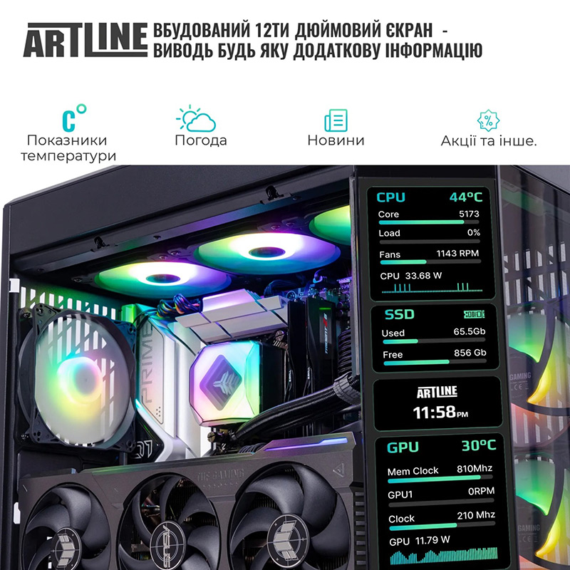 Фото Комп'ютер ARTLINE Gaming Y60 Windows 11 Home (Y60v25Win)