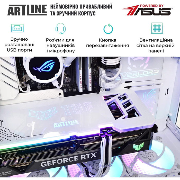 Компьютер ARTLINE Overlord GT502 Windows 11 Home (GT502v70Winw) Модель процессора 7900X3D