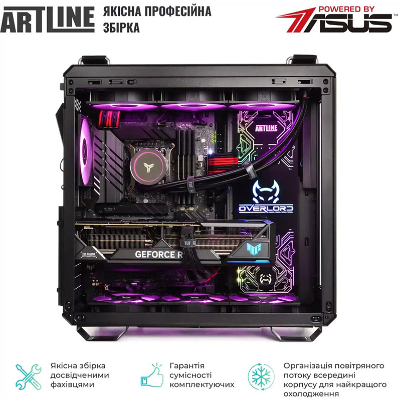 Комп'ютер ARTLINE Overlord GT502 Windows 11 Home (GT502v71Win) Модель процесора 7900X3D