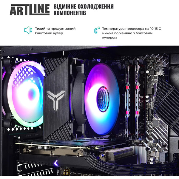 Комп'ютер ARTLINE Overlord NEON (NEONv118) Чіпсет B650