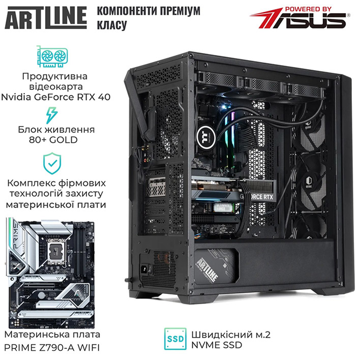 Комп'ютер ARTLINE WorkStation W99 (W99v74) Чіпсет Z790