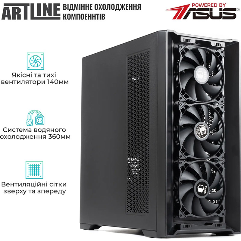 Комп'ютер ARTLINE WorkStation W99 (W99v74) Клас геймерський