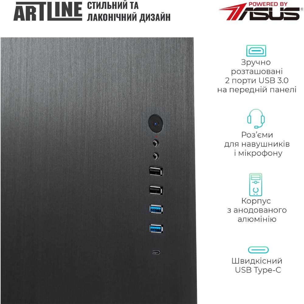 Изображение Компьютер ARTLINE WorkStation PROART Windows 11 Pro (PROARTv43Win)