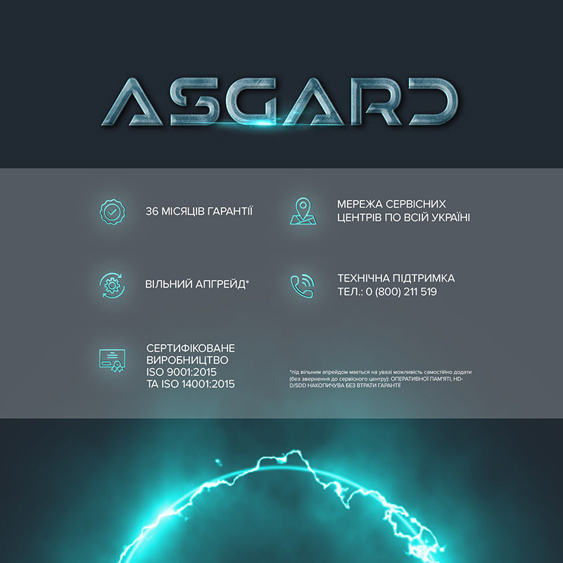 Комп'ютер ASGARD Fenrir (A76.64.S10.48.3516) Модель процесора 7600X