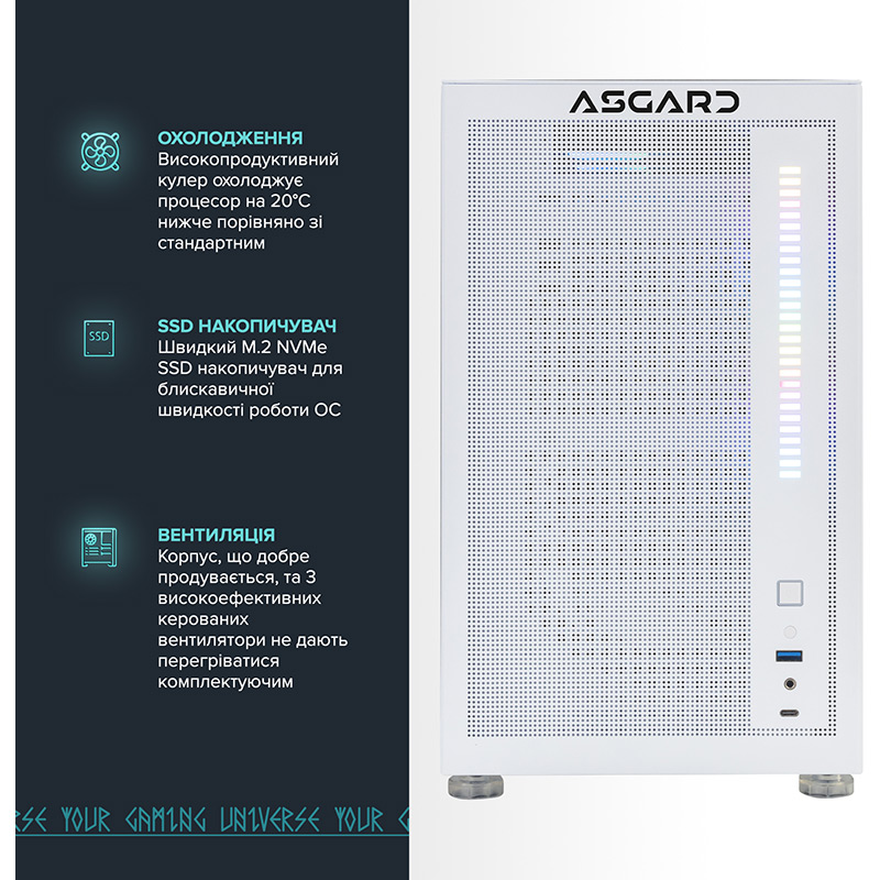 Компьютер ASGARD Fenrir (A76.64.S5.675XT.3527) Модель процессора 7600X