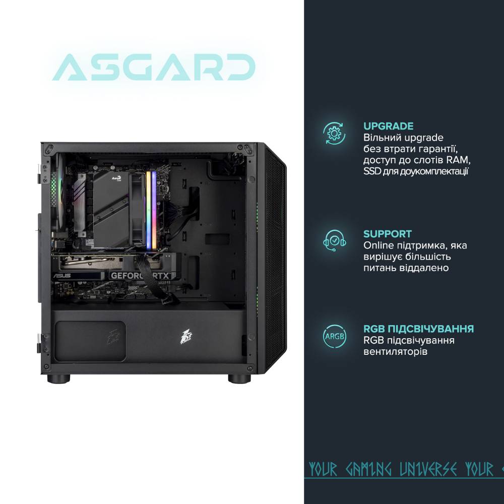 Комп'ютер ASGARD Heimdallr (I124F.32.S5.675XT.3392) Серія процесора Intel Core i5