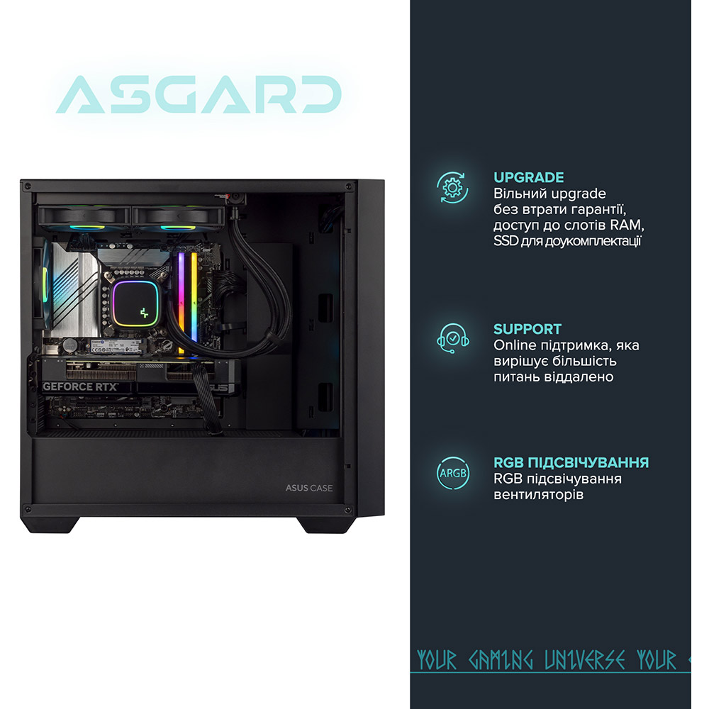 Зовнішній вигляд Комп'ютер ASGARD Balder (I137F.64.S10.46.3990W)