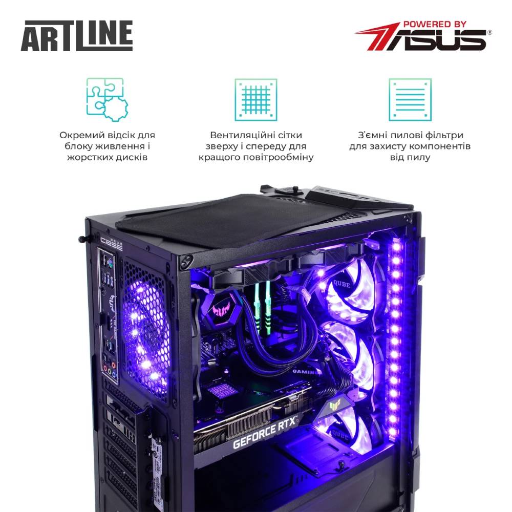 Комп'ютер ARTLINE Gaming GT301 Windows 11 Home (GT301v32Win) Модель процесора 14700KF