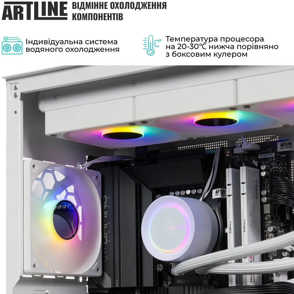 Компьютер ARTLINE Gaming TANKWHITE (TANKWHITEv14) В интернет магазине Компьютер ARTLINE Gaming TANKWHITE (TANKWHITEv14)
