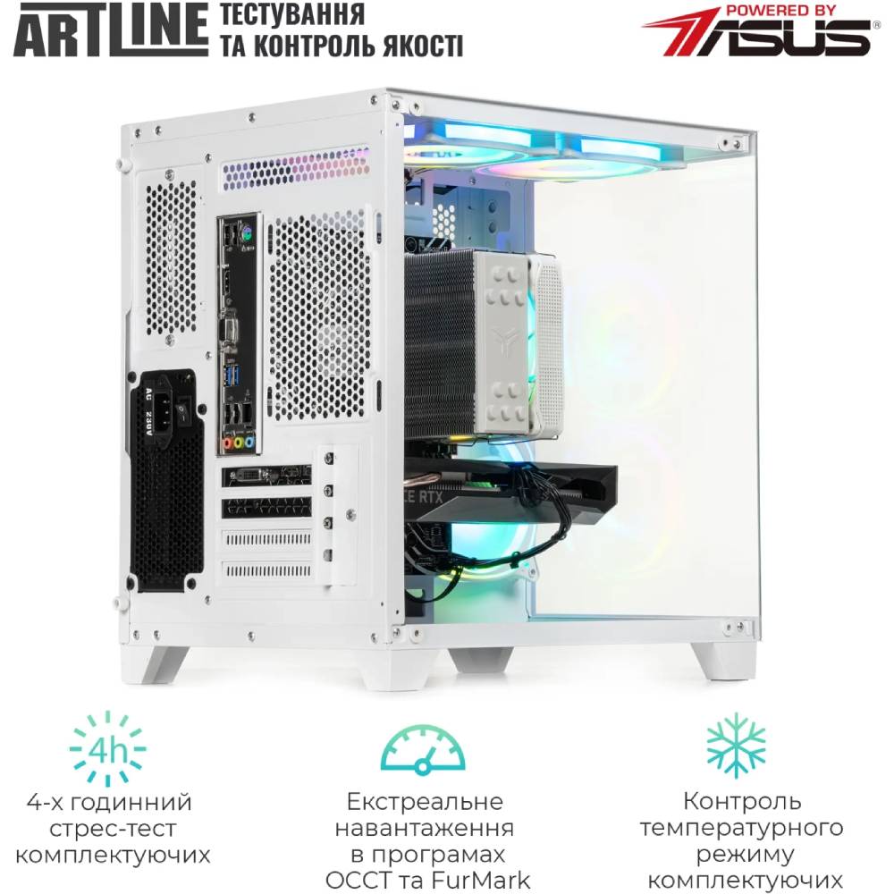 Зображення Комп'ютер ARTLINE Gaming X43WHITE Windows 11 Home (X43WHITEv40Win)