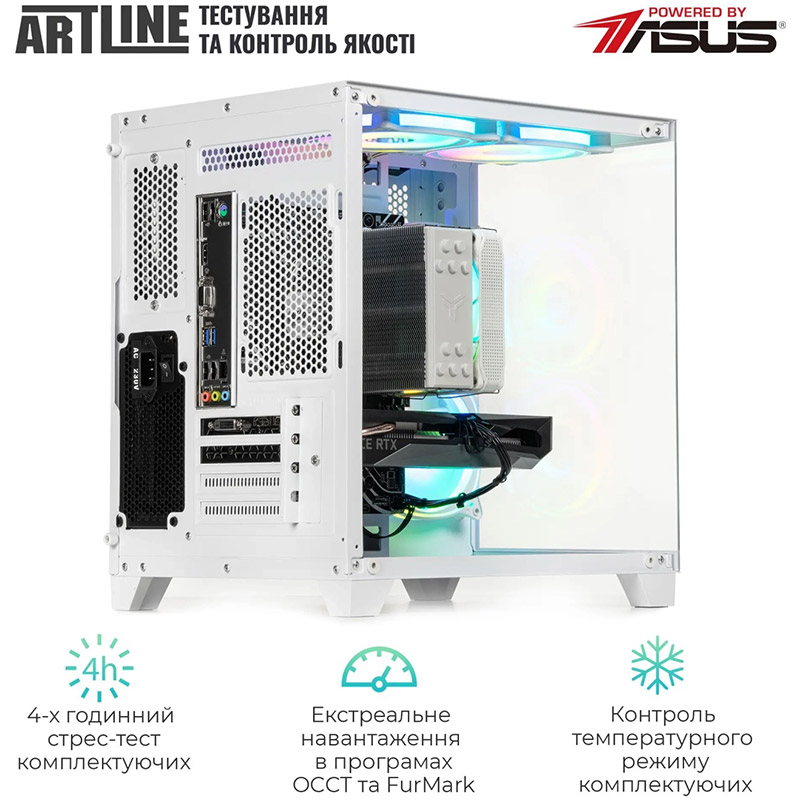 Фото Компьютер ARTLINE Gaming X35WHITE Windows 11 Home (X35WHITEv58Win)