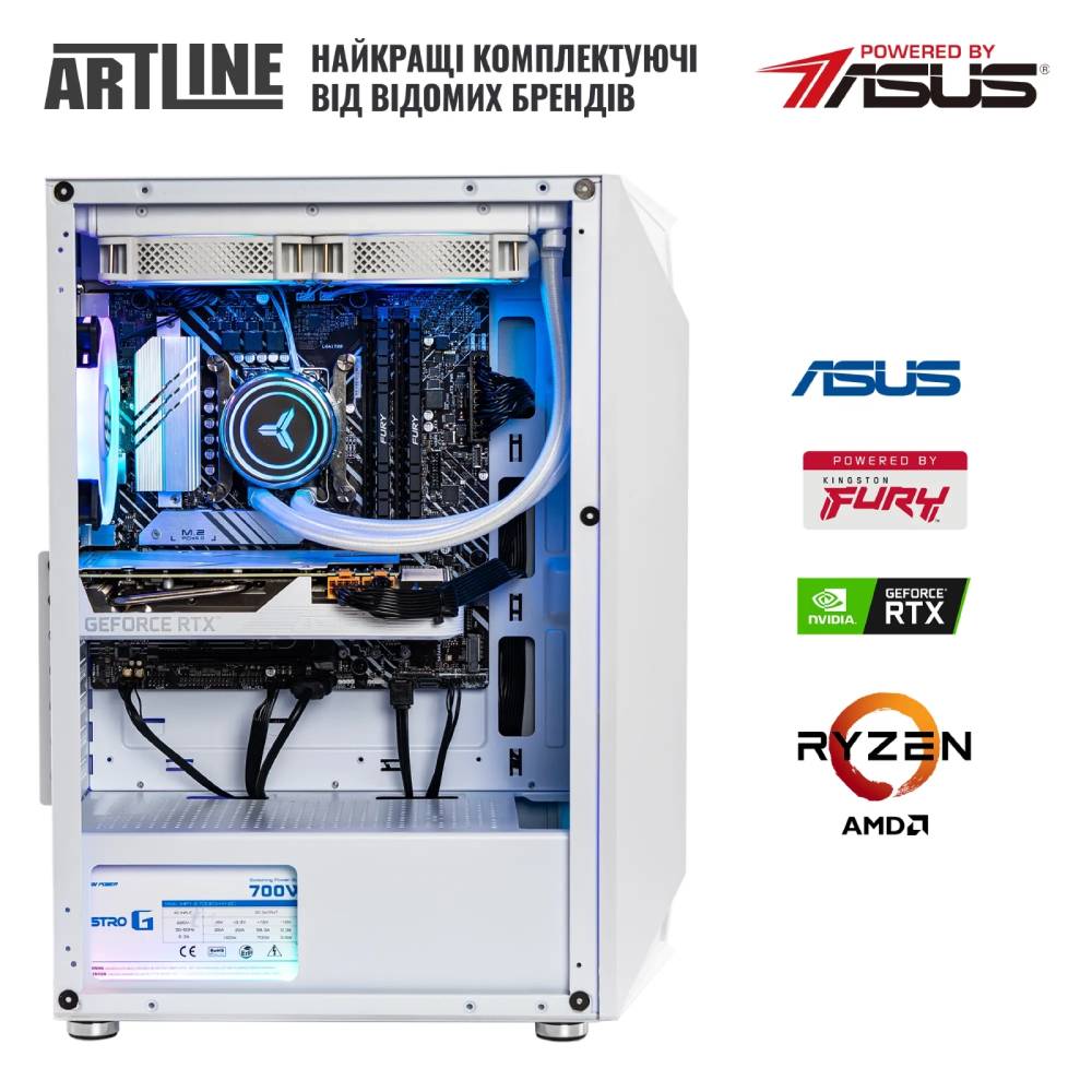 Изображение Компьютер ARTLINE Gaming X83WHITE (X83WHITEv40)