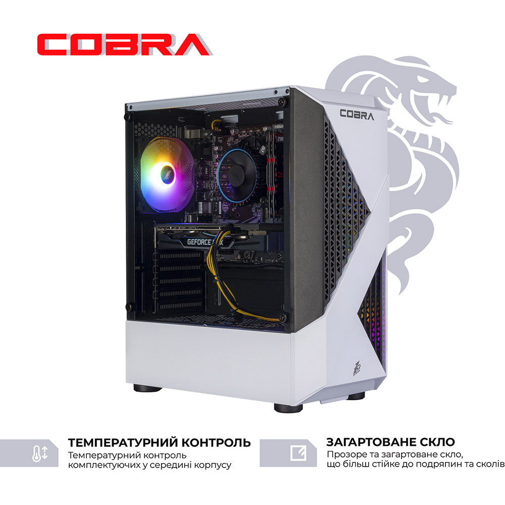 Комп'ютер COBRA Advanced (I124F.16.S10.35.18843) Чіпсет H610