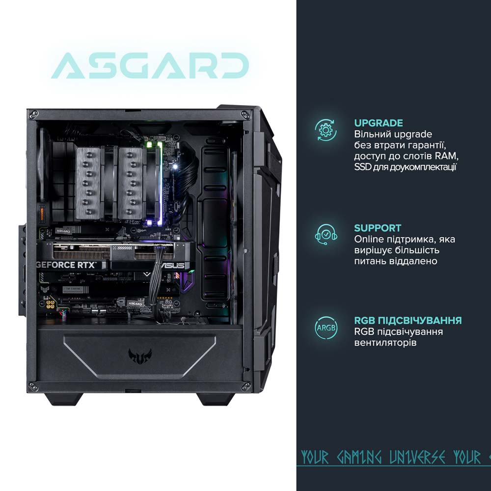 Компьютер ASGARD TUF (I147F.32.S20.46.4997) Серия процессора Intel Core i7