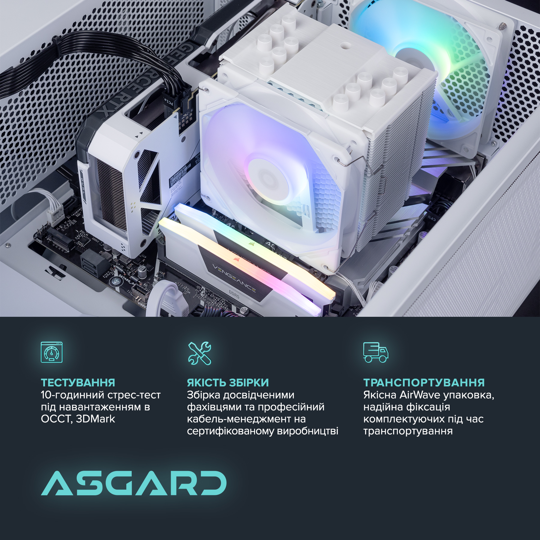 Комп'ютер ASGARD Skirnir (I144F.32.S15.47S.4978W) Чіпсет B760