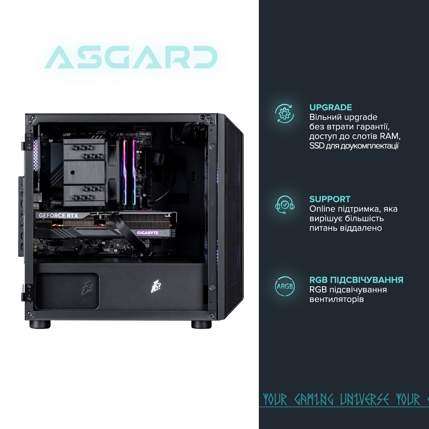 Компьютер ASGARD Valkyrie (A76X.32.S15.46.4780) Чипсет B650