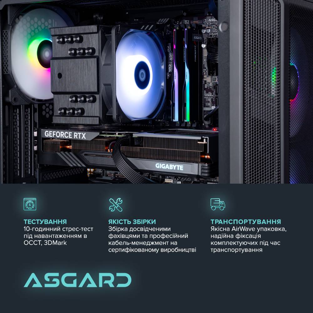 Комп'ютер ASGARD Valkyrie (A76X.64.S20.47TS.4844W) Модель процесора 7600X