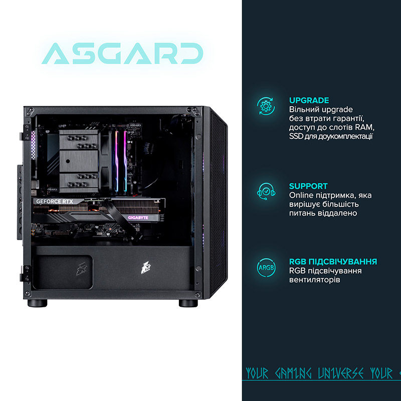 Комп'ютер ASGARD Valkyrie (I144F.64.S20.46T.4688W) Серія процесора Intel Core i5