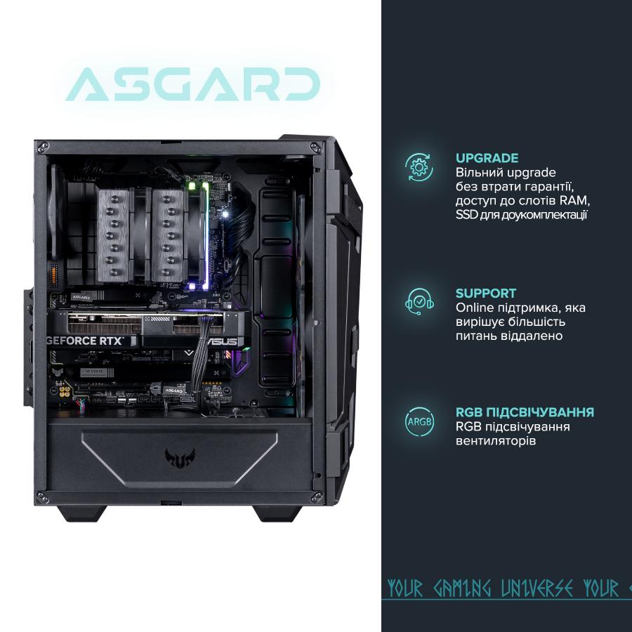 Зовнішній вигляд Комп'ютер ASGARD TUF (I147F.64.S20.48S.5066W)