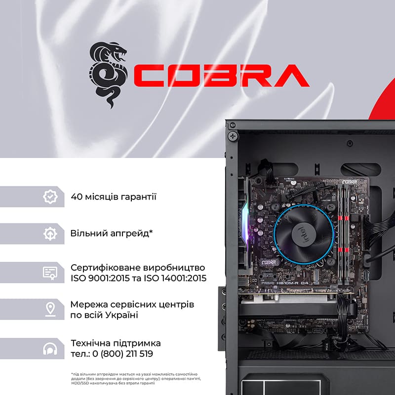 Заказать Компьютер COBRA Advanced (I114F.16.S1.36.19748)