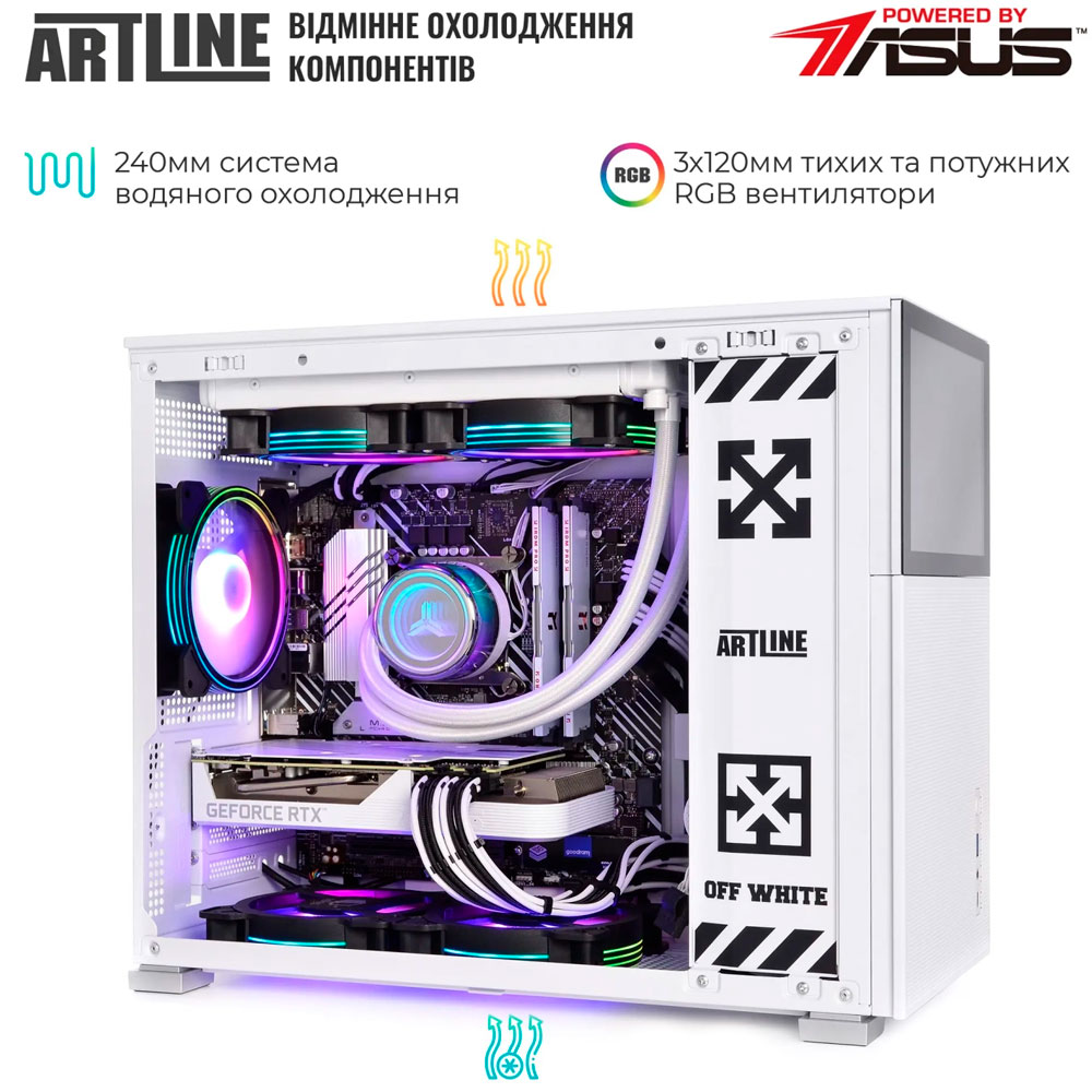 Фото Комп'ютер ARTLINE Gaming D31WHITE Windows 11 Home (D31WHITEv76Win)