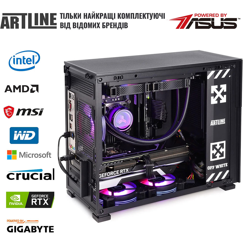 Компьютер ARTLINE Gaming D31 Windows 11 Home (D31v76Win) Модель процессора 9700X