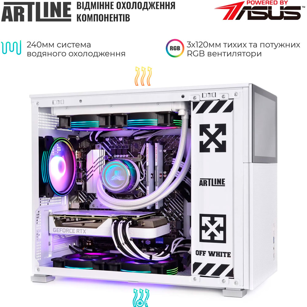 Обзор Компьютер ARTLINE Gaming D31WHITE Windows 11 Home (D31WHITEv77Win)