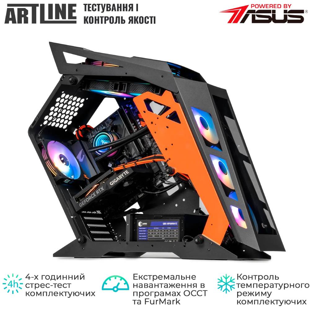 В інтернет магазині Комп'ютер ARTLINE Gaming STLKR Black/Orange (STLKRv21)