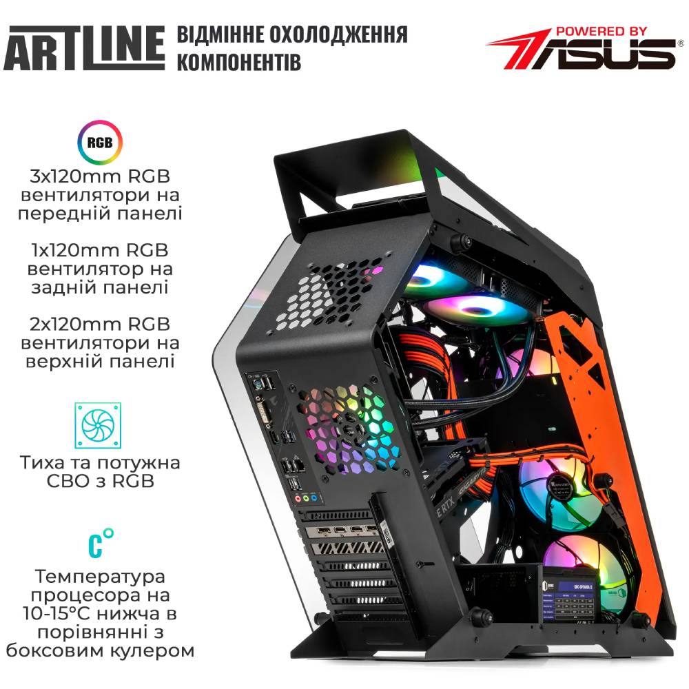 Комп'ютер ARTLINE Gaming STLKR Black/Orange (STLKRv23) Клас геймерський