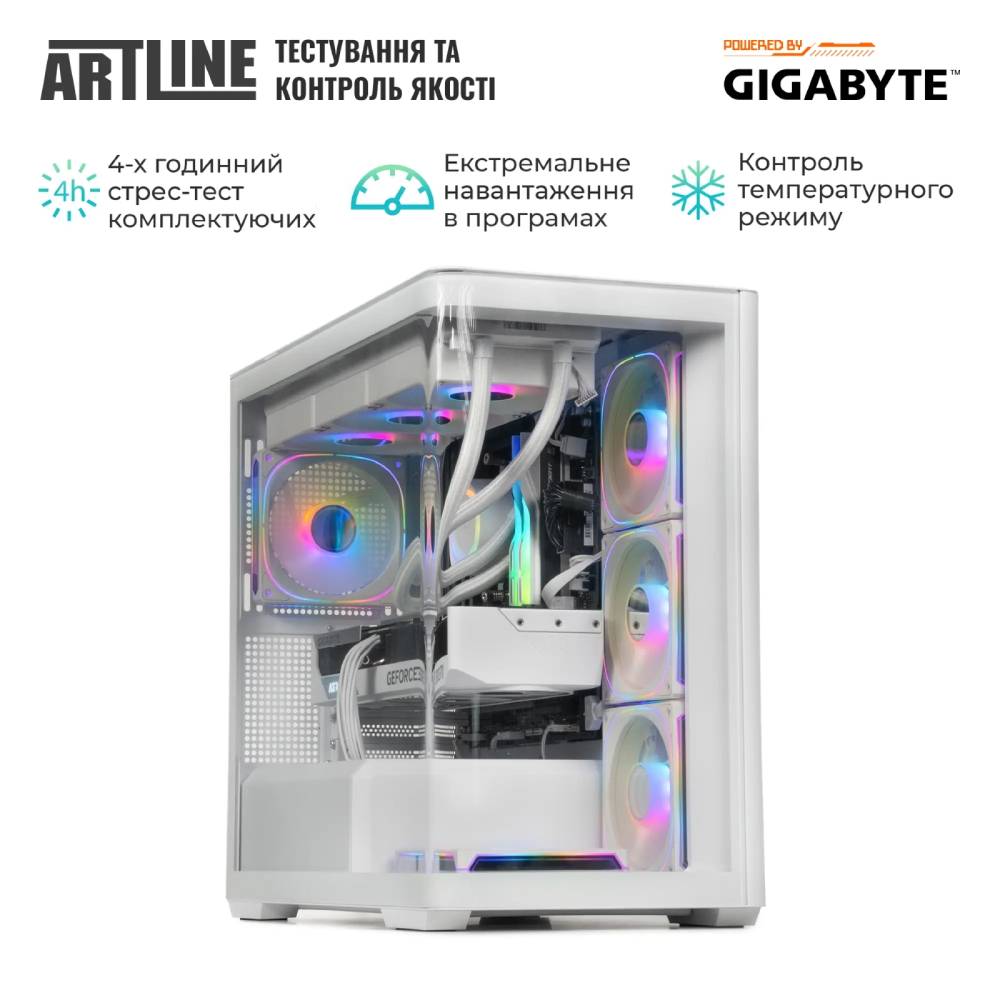 Изображение Компьютер ARTLINE Gaming TANKWHITE Windows 11 Home (TANKWHITEv41Win)