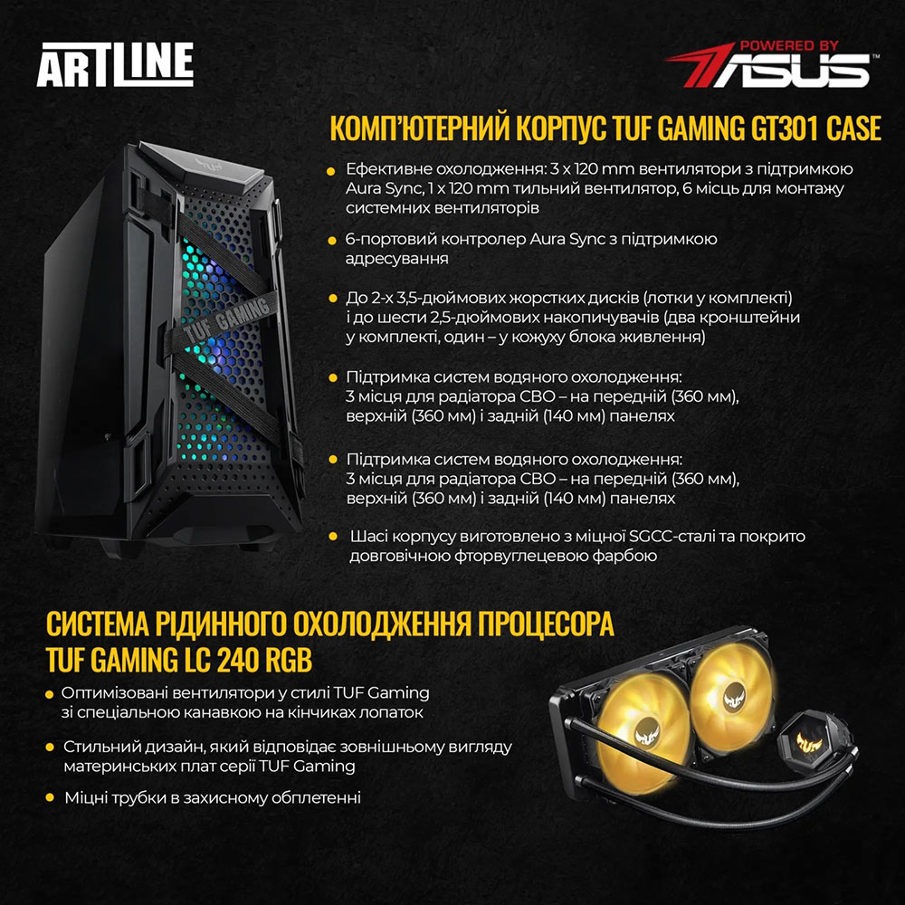 Комп'ютер ARTLINE Gaming GT301 (GT301v48) Серія процесора AMD Ryzen 9