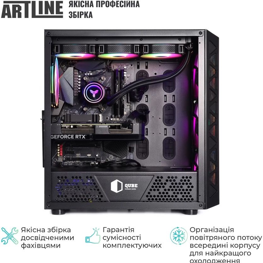 Изображение Компьютер ARTLINE Gaming X98 Black (X98v71)