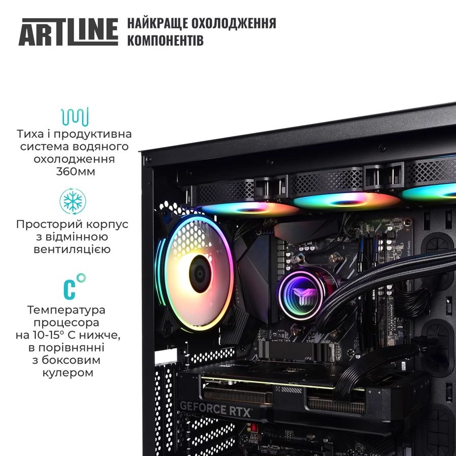 Замовити Комп'ютер ARTLINE Gaming X98 Black (X98v72)